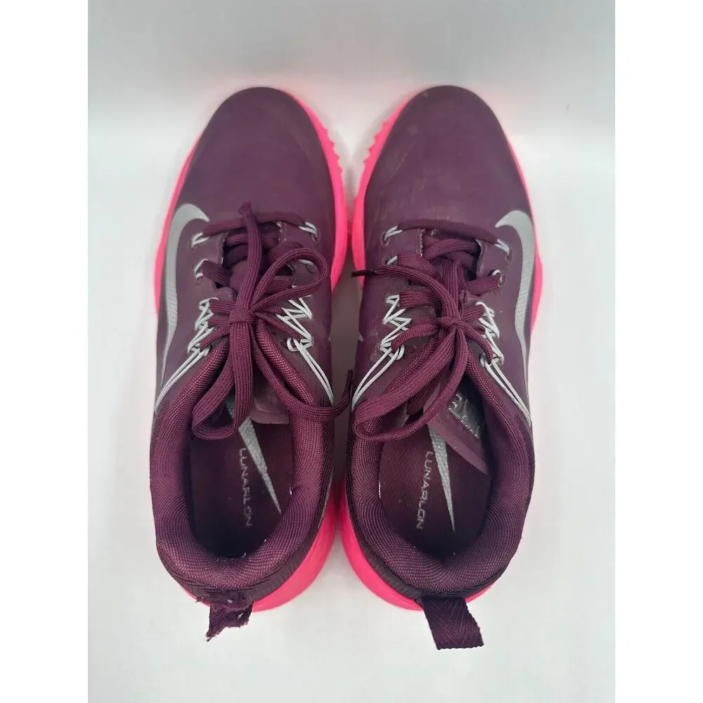 Nike Lunar Command 2 Size 8 Purple Pink Golf Shoes 880120-600
